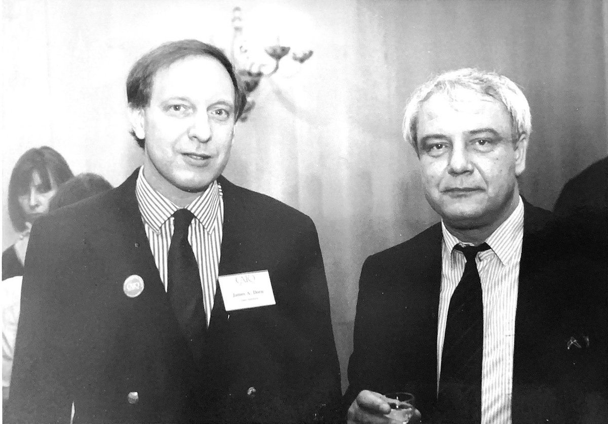 Cato's James A. Dorn (L) and Vladimir Bukovsky (R)