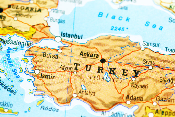 Map of Turkey