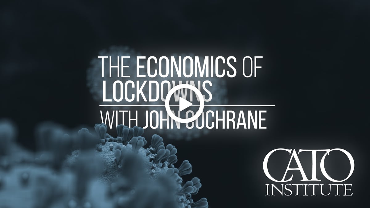 Economics of a Lockdown Thumbnail Play Button - Small